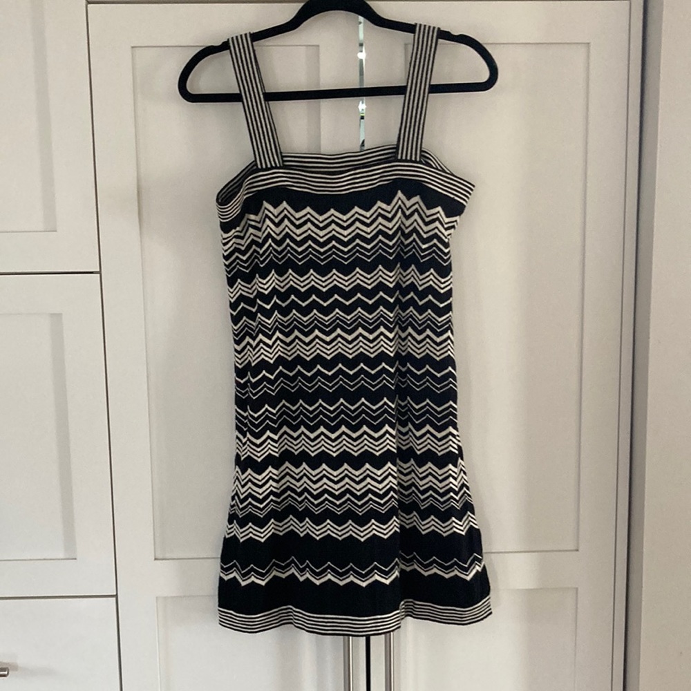 Missoni for Target Black and White Zigzag Mini Dress